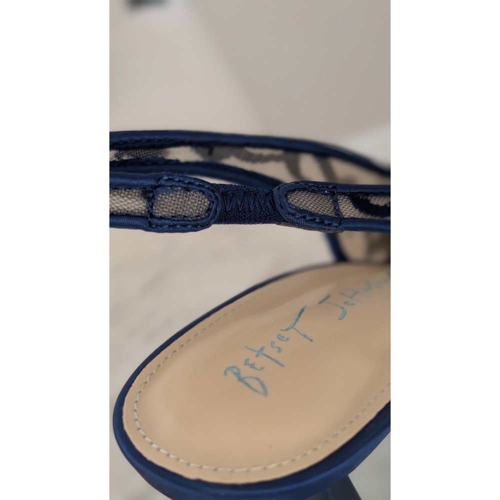 Betsey Johnson Nikki Navy 8.5 - Picture 6 of 10